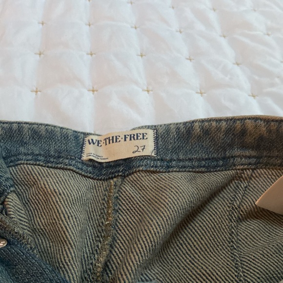 Free people size 27 midrise Osaka barrel jeans in spearmint - Picture 2 of 10